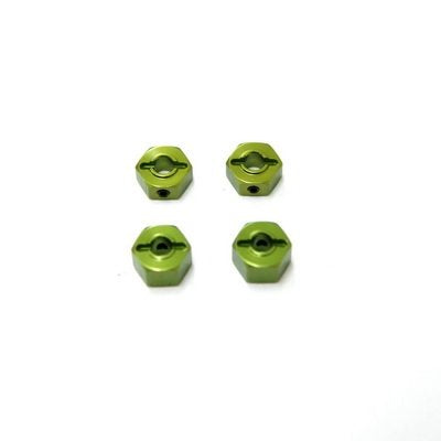 CNC ALUMINUM LOCK-PIN TYPE HEX ADAPTER (GREEN)