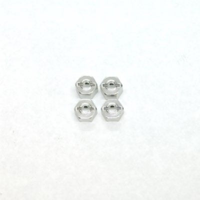 12MM CLAMP WHEEL HEX ADAPTER (SILVER)