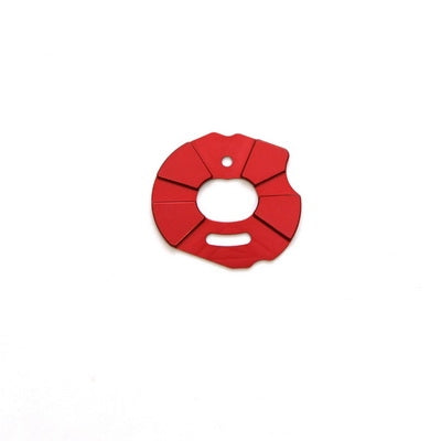 Aluminum Motor Heatsink Plate, Red, for Traxxas Slash 2wd