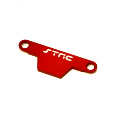 Battery Hold Down Plate-Red Alum HD Rustler/Bandit