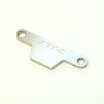 Battery Hold Down Plate-Silver Alum HD Rustler/Bandit