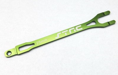 Aluminum Pro Racing Battery Strap, Green, for Traxxas Slash