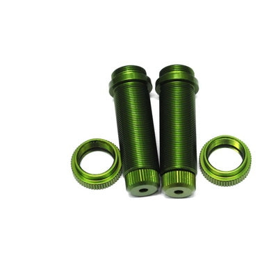 Threaded Aluminum Rear Shock Body Set, Green, for Traxxas Slash 2WD / Slash 4x4 / Hoss, 1pr