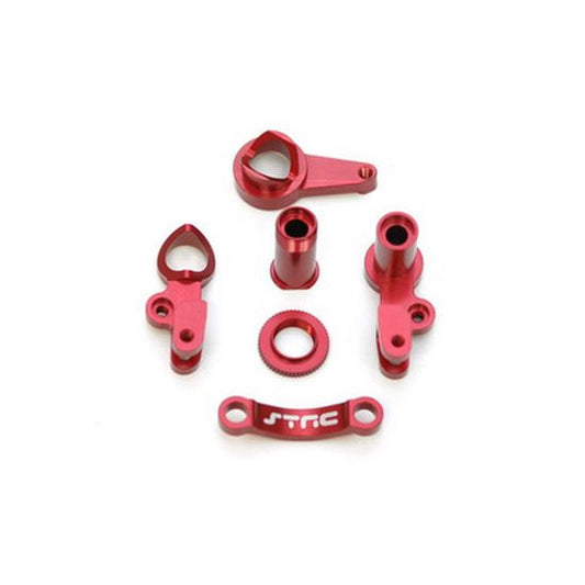HD Alum Steering BellCrank Set for Slash 4X4 (Red)