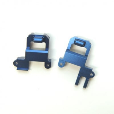 Aluminum Heavy Duty Front Shock Towers / Panhard Mount, Blue, for Traxxas TRX-4, 1pr