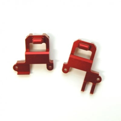 Aluminum Heavy Duty Front Shock Towers / Panhard Mount, Red, for Traxxas TRX-4, 1pr