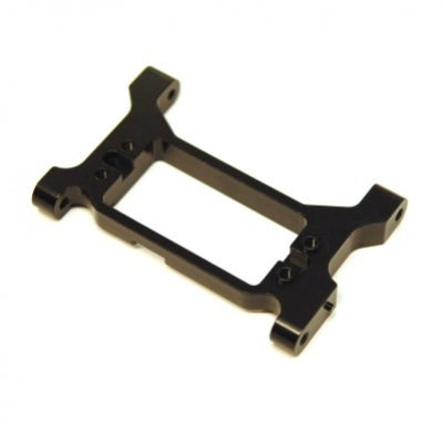 Aluminum Servo Mounting Bracket / Chassis Brace, Black, for Traxxas TRX-4, Solid One Piece