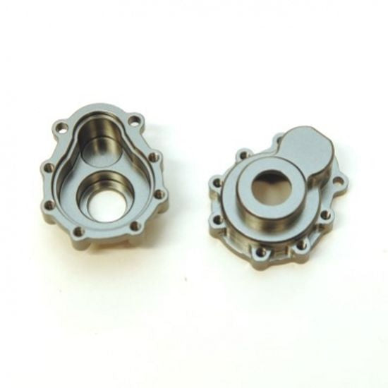 Aluminum Portal Drive Outer Housing, Gun Metal, Front or Rear, for Traxxas TRX-4, 1pr