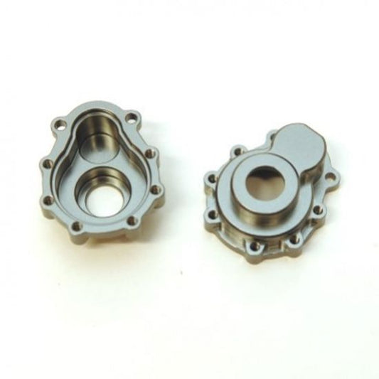 Aluminum Portal Drive Outer Housing, Gun Metal, Front or Rear, for Traxxas TRX-4, 1pr