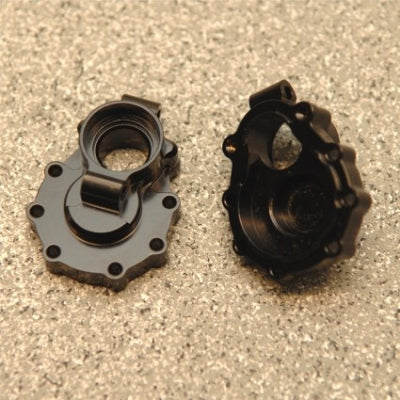 Brass Rear Axle Inner Portal Drive Housing, Black, for Traxxas TRX-4, 1pr