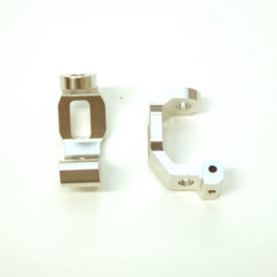 Aluminum Front C-Hub, Silver, for Traxxas 4Tec 2.0, 1pr
