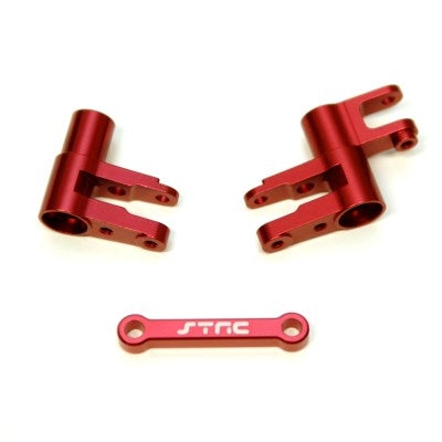Aluminum Steering Bellcrank Set, Red, for Traxxas 4Tec 2.0, 3pcs