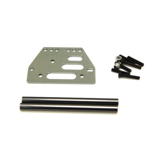 Aluminum Front Upper 4-Link Conversion Kit, Gun Metal, for Axial SCX10