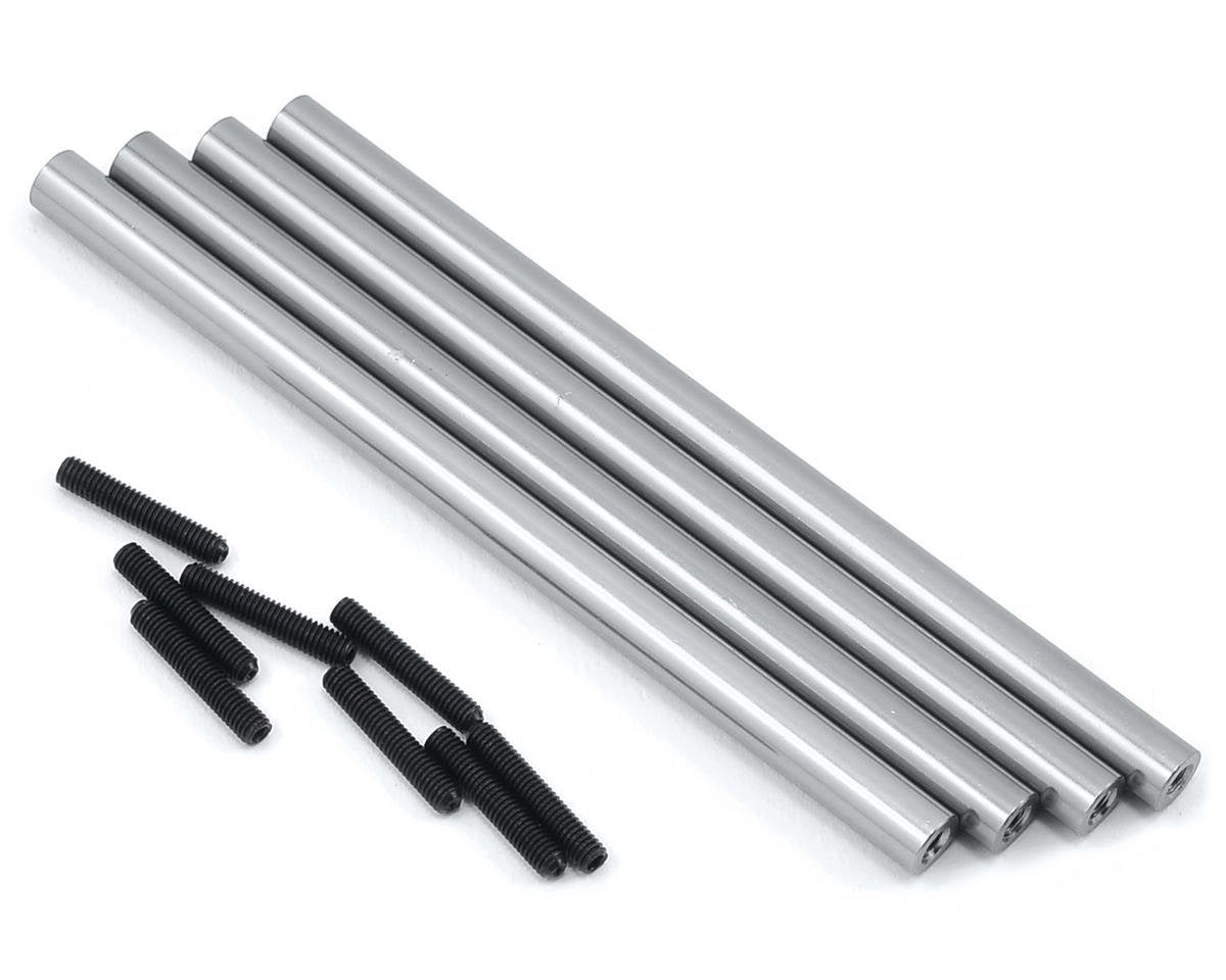Aluminum Front & Rear Lower Suspension Links, Silver, for Axial SCX10