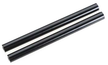 Aluminum 7x88mm Heavy Duty Threaded Links, Black, 1pr