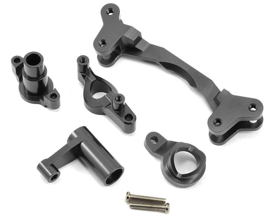 Aluminum Steering Bellcrank Set, Black, for Axial Yeti, 5pcs