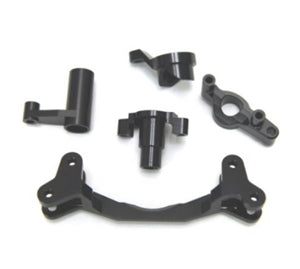Aluminum Steering Bellcrank Set, Gun Metal, for Axial Yeti, 5pcs