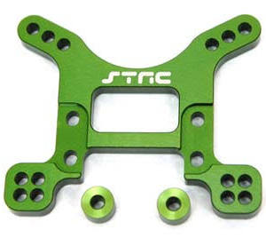 Aluminum Heavy Duty Front Shock Tower, Green, for Axial Yeti