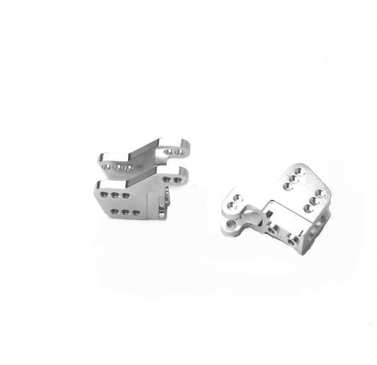 Aluminum Lower Link / Shock Mounts, Silver, for Axial RR10 Bomber / Wraith, 1pr
