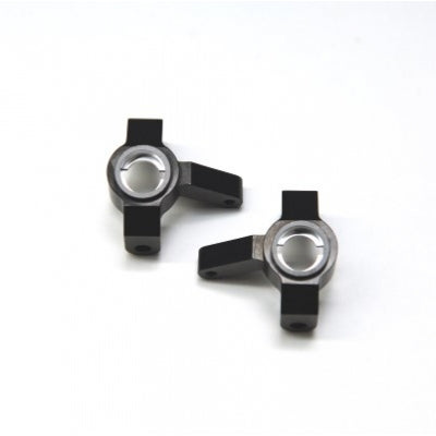 Aluminum Front Steering Knuckles, Black, for Axial SCX10 II, RTR, 1pr