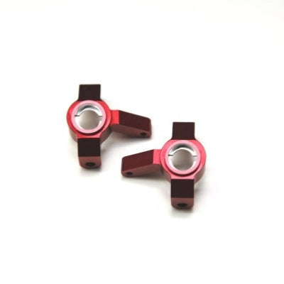 Aluminum Front Steering Knuckles, Red, for Axial SCX10 II, RTR, 1pr