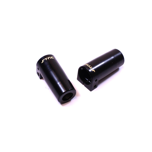 Brass Rear Lock-Out, Black, for Axial SCX10 II, 1pr