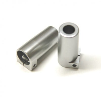 Aluminum Rear Lock-Out, Silver, for Axial SCX10 II, 1pr