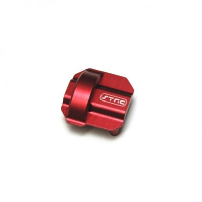 Aluminum Diff Cover, Red, for Axial SCX10 II