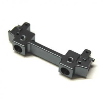 Aluminum Front Bumper Mount / Chassis Brace, Gun Metal, for Axial SCX10 II