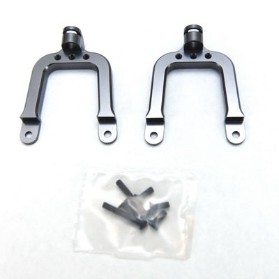 Precision Aluminum Rear Shock Tower, Gun Metal, for Axial SCX10