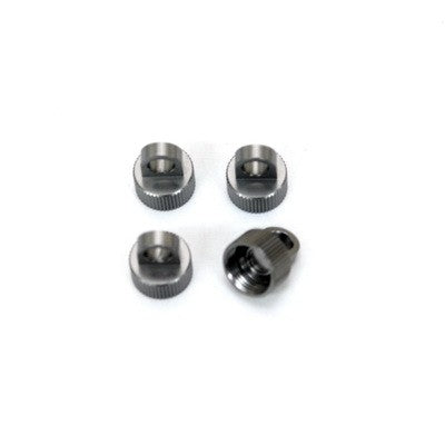 Aluminum Shock Caps, Gun Metal, for Axial Wraith, 4pcs