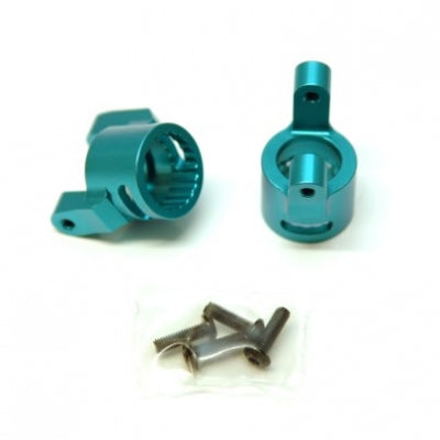 Precision Aluminum C-Hubs, Blue, for Axial Wraith / RR10 Bomber / SMT10, 1pr