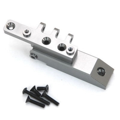 Heavy Duty Aluminum Rear Upper Link Mount, Gun Metal, for Axial Wraith