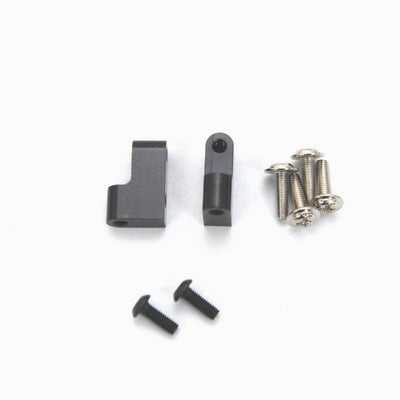 Aluminum Servo Mounts, Black, for Axial Wraith, 1pr