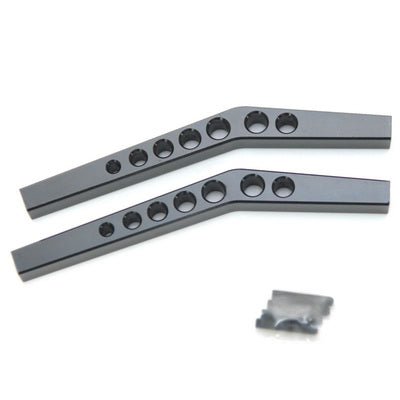 Aluminum Heavy Duty Upper Suspension Links, Black, for Axial Wraith / RR10 Bomber, 1pr