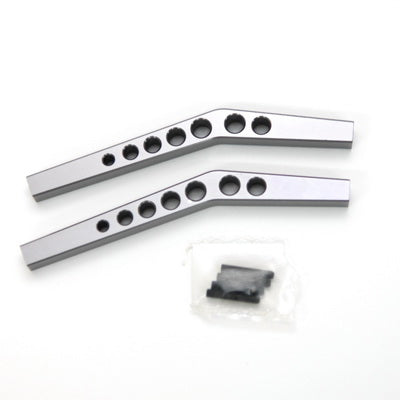 Aluminum Heavy Duty Upper Suspension Links, Gun Metal, for Axial Wraith / RR10 Bomber, 1pr