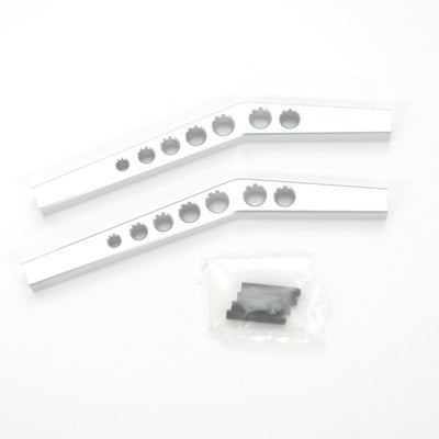 Aluminum Heavy Duty Upper Suspension Links, Silver, for Axial Wraith / RR10 Bomber, 1pr