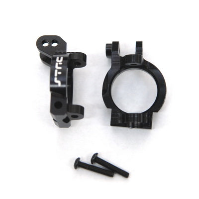 Precision Aluminum Front Caster Block, Black, for Axial EXO / Yeti, 1pr
