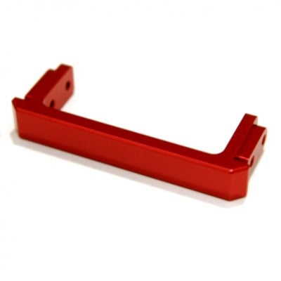 Aluminum Heavy Duty Rear Bumper Eliminator Chassis Brace, Red, for Associated Enduro