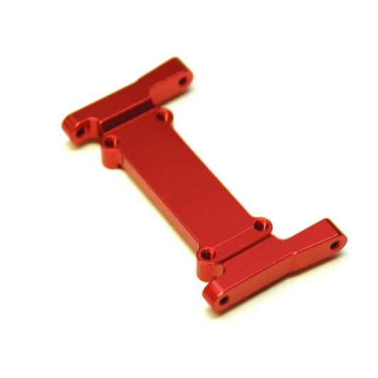Aluminum Battery Tray Mount / Front Chassis Brace, Red, for Associated Element Enduro