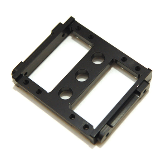 Black CNC Machined Alum Front Servo Mount Tray, for Enduro