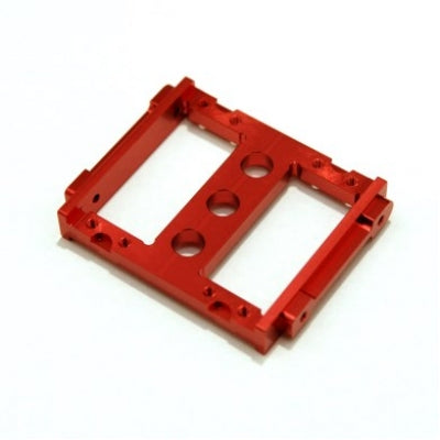 Aluminum Heavy Duty Servo Mount Tray, Red, for Associated Enduro