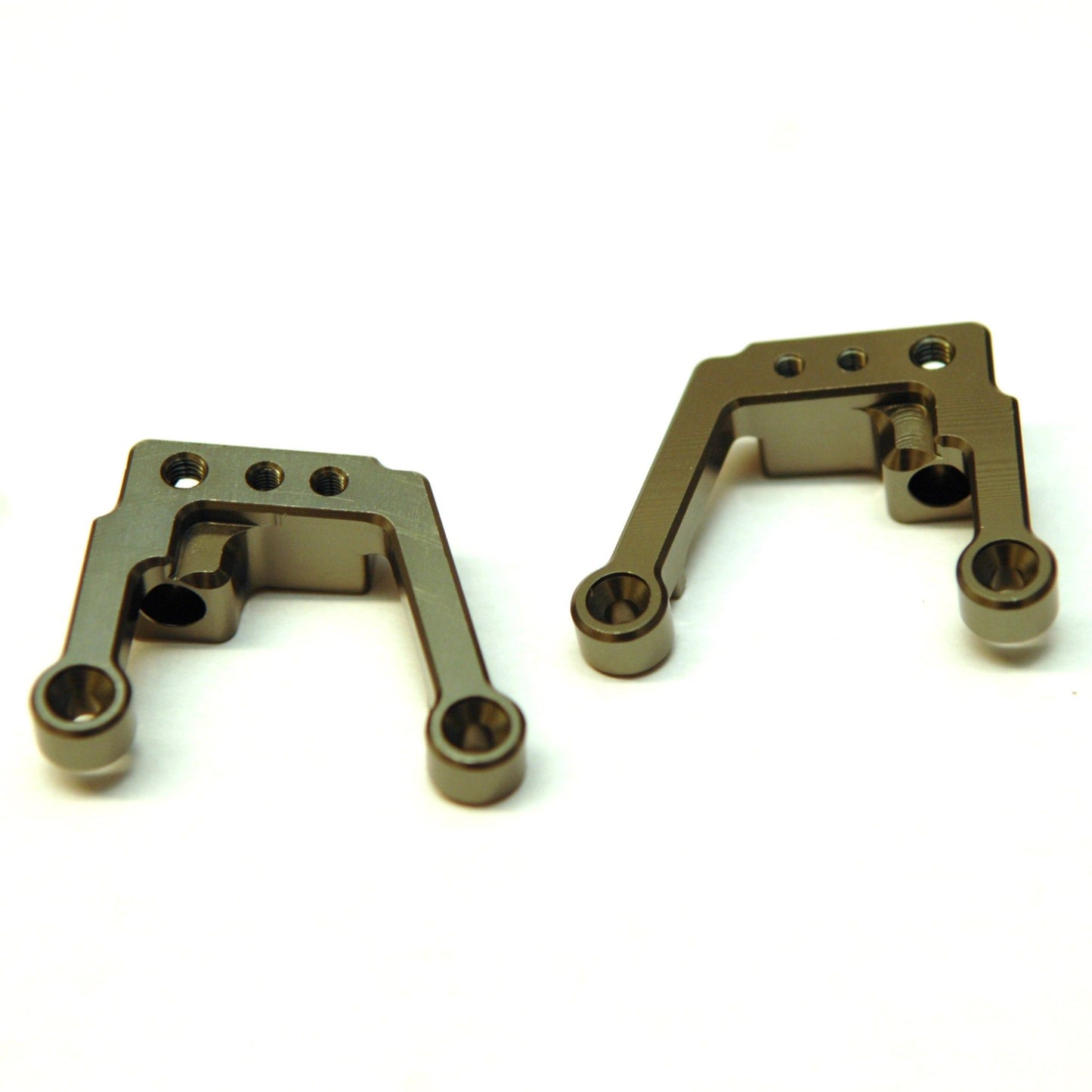 Aluminum Heavy Duty Rear Shock Tower, Gun Metal, for Associated Element Enduro