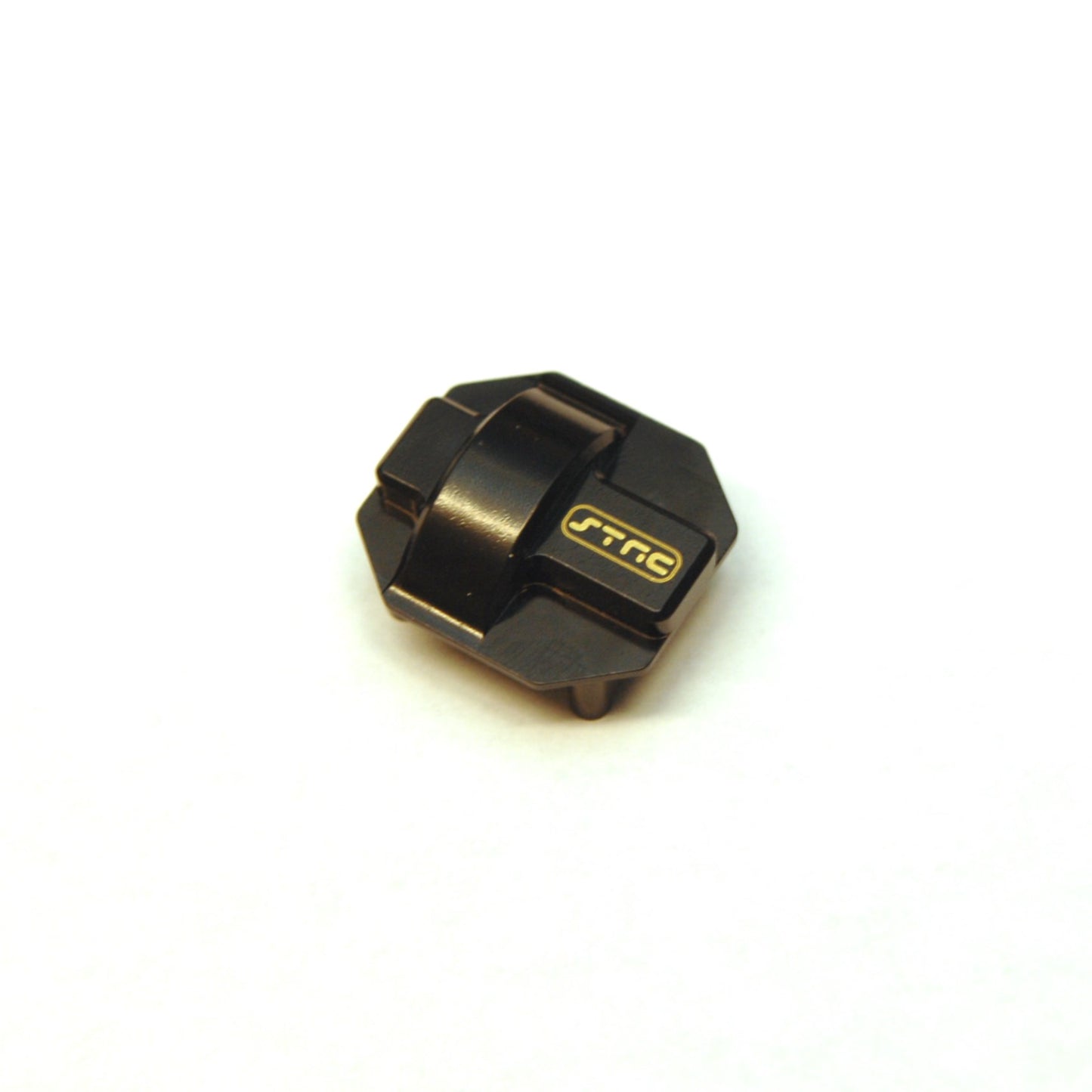 CNC Machined Brass Diff Cover for Enduro, Black