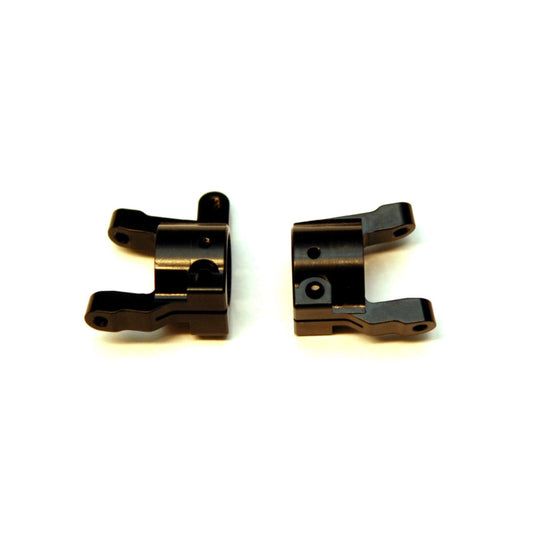 Black CNC Machined Brass Front C-Hub Carriers, for Enduro