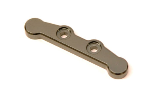Aluminum Front Hinge-Pin Brace, Gun Metal, for Associated DR10