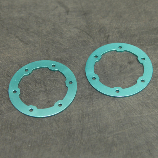 Aluminum LW Beadlock Rings, Light Blue, for Proline Slash / Slayer Epic / Split Six Rims, 1pr