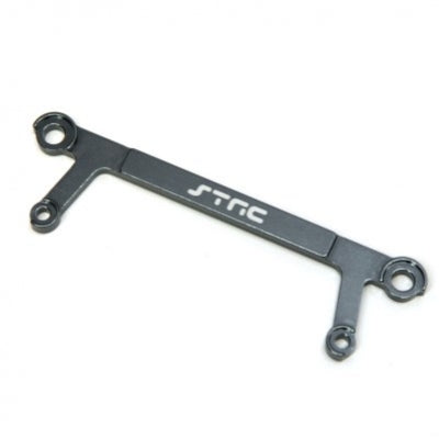 Aluminum Heavy Duty Rear Shock Tower Brace, Gun Metal, for Arrma Granite / Raider / Vorteks