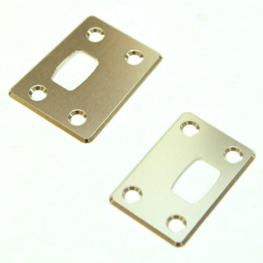 Aluminum Chassis Protector Plates, Front & Rear, Silver, for Arrma Outcast 6S