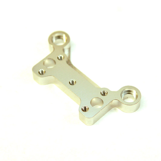 Aluminum Front Upper Steering Post Brace, Silver, for Arrma Outcast 6S
